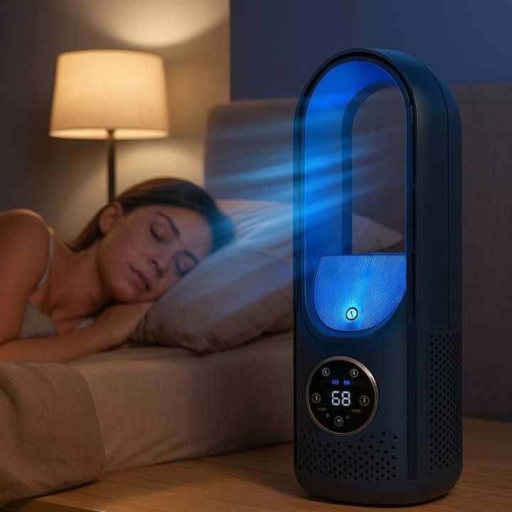Portable Bladeless Air Cooler Quiet Energy Efficient Kalsten