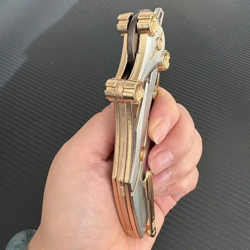 All-Metal Folding Pocket Knife