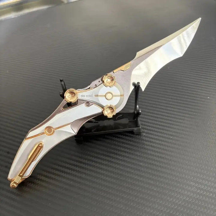 Kalsten | All-Metal Folding Knife | 8Cr13Mov Steel Blade, Compact EDC Tool