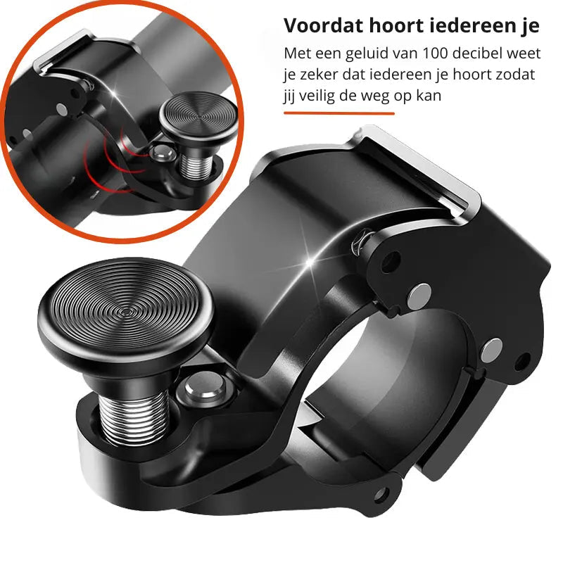 Aluminum bicycle bell 100 dB light | Kalsten
