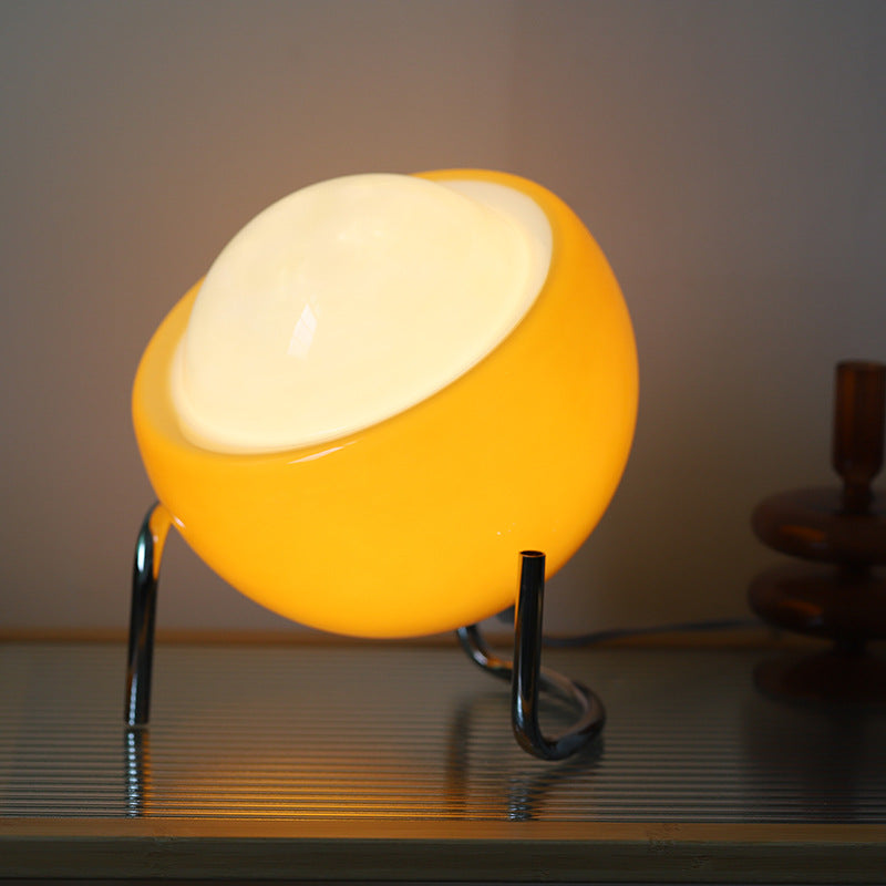 Bauhaus table lamp made of glass in retro style | LED table lamp | Kalsten
