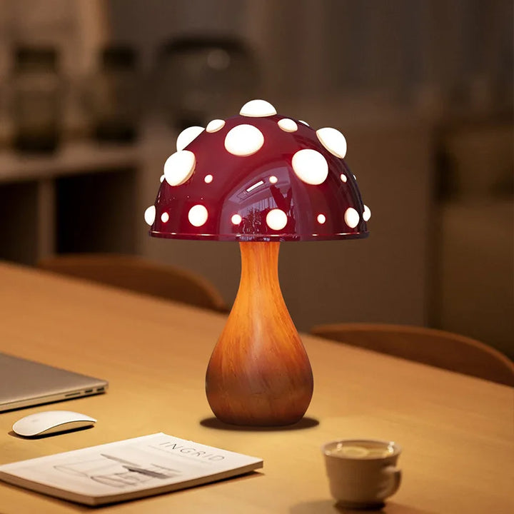 Mushroom Lamp – Retro LED Table Lamp in Mushroom Design for Cozy Indoor Spaces | Kalsten
