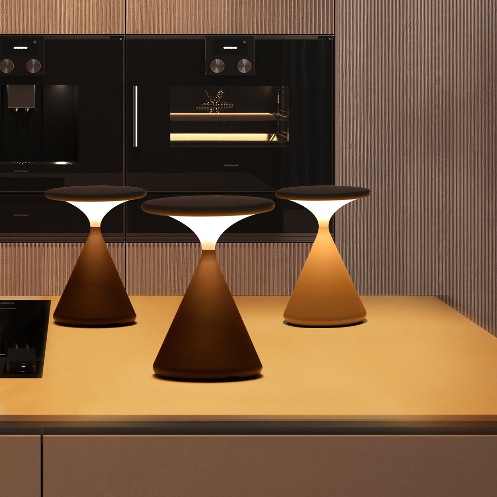 Wireless Table Lamp Amos Hourglass | Noxord