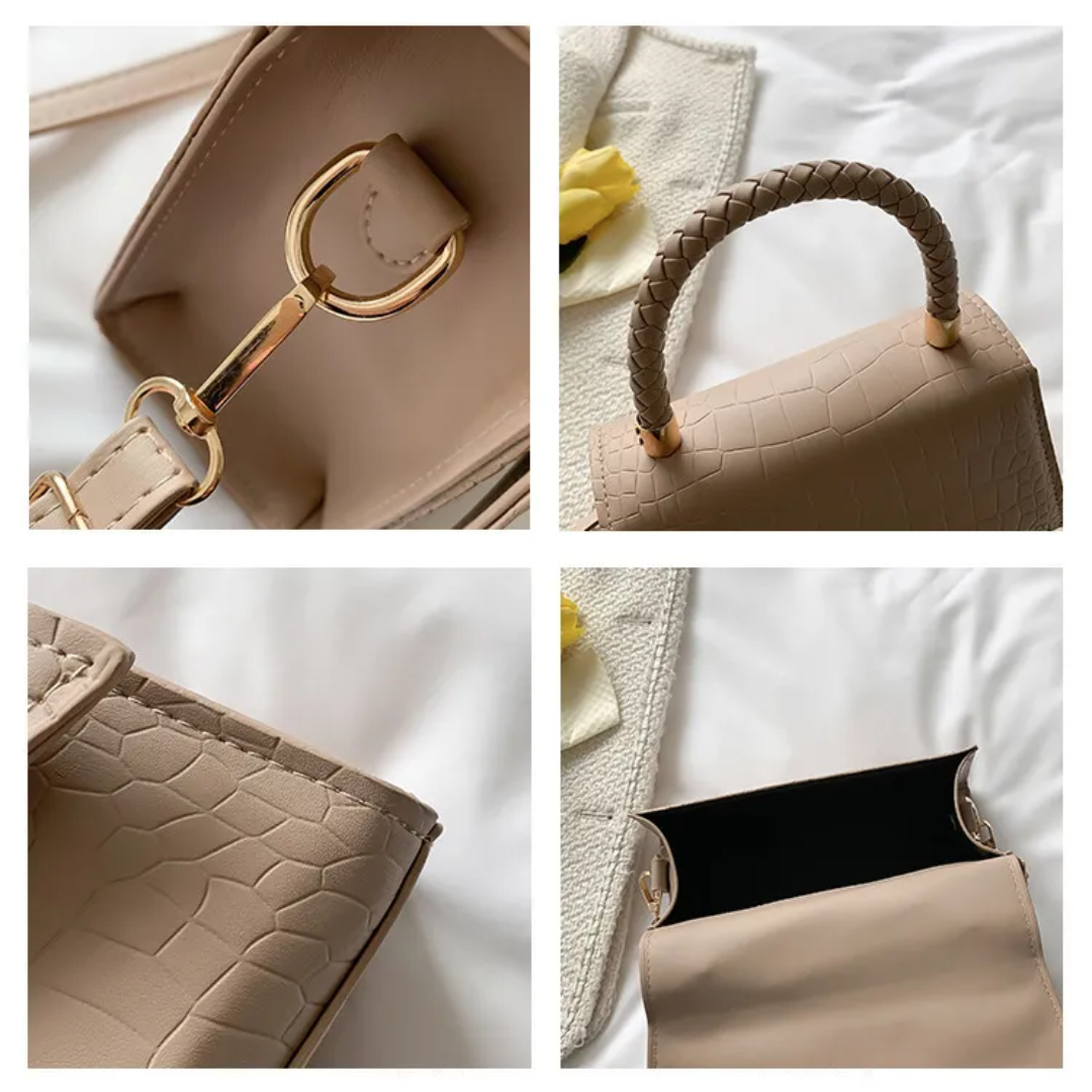 Style Spring Women's Handbag made of PU leather with Crossbody strap | Kalsten