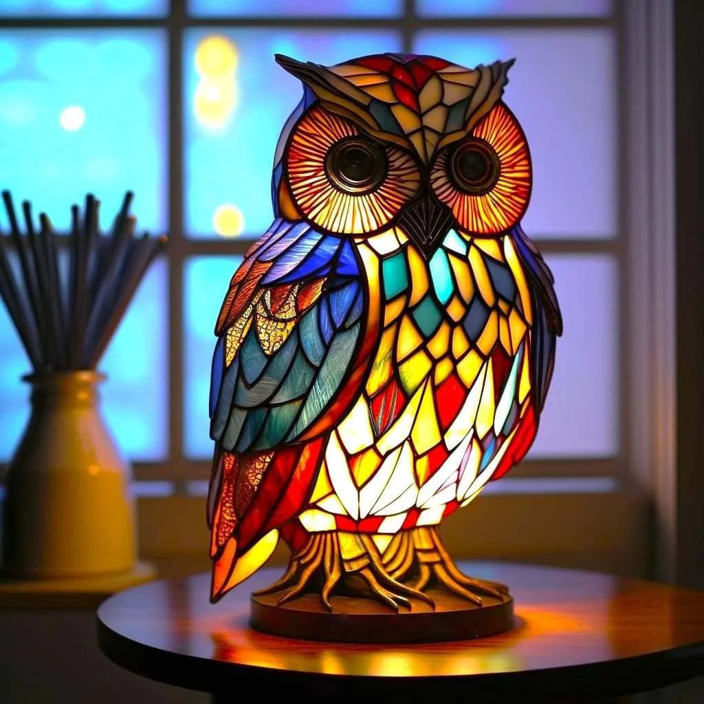 Decorative Animal Glass Table Lamp Noxord