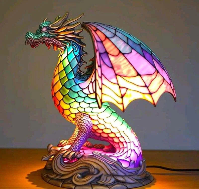 Decorative Animal Glass Table Lamp Noxord