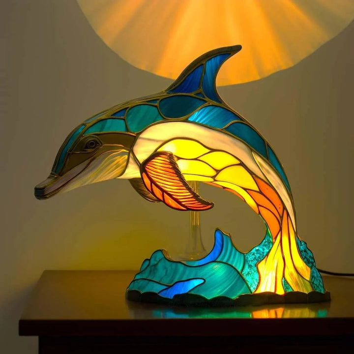 Decorative Animal Glass Table Lamp Noxord