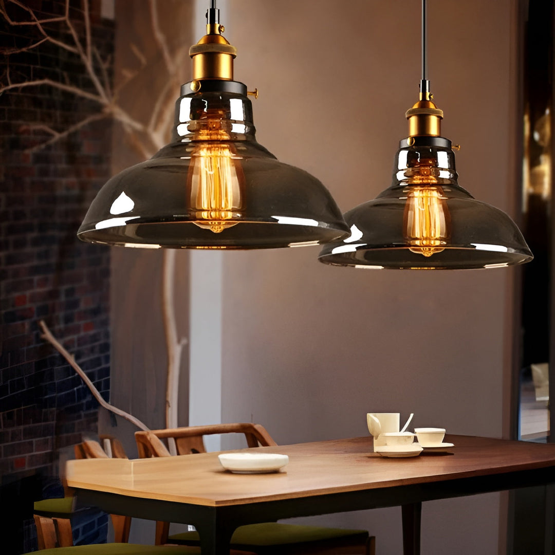 Hanging lamp made of antique glass – Vintage style for stylish lighting | Kalsten