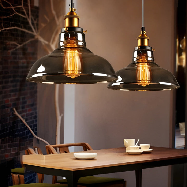 Hanging lamp made of antique glass – Vintage style for stylish lighting | Kalsten