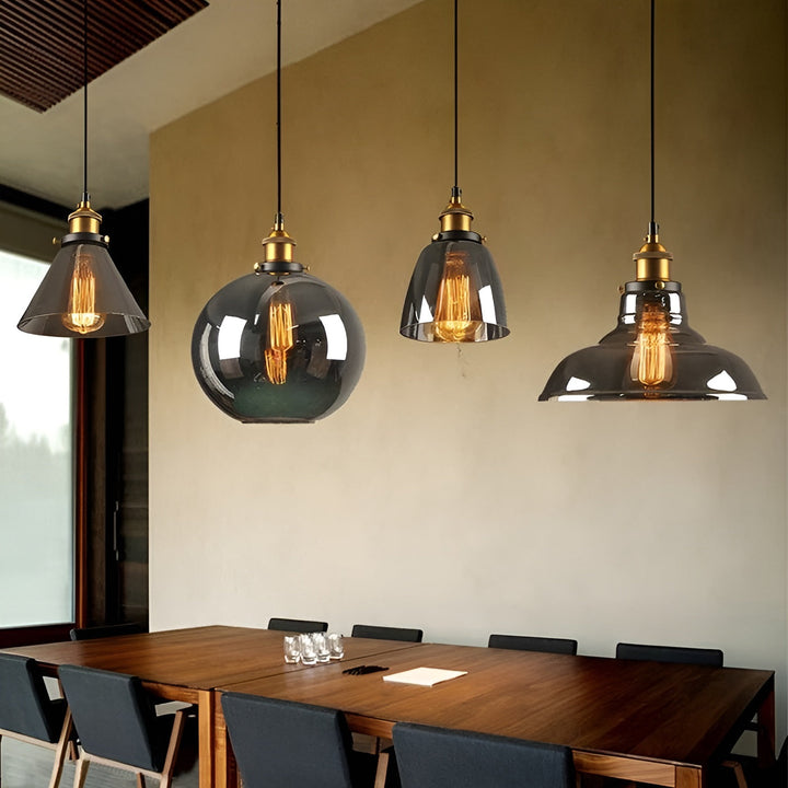 Hanging lamp made of antique glass – Vintage style for stylish lighting | Kalsten