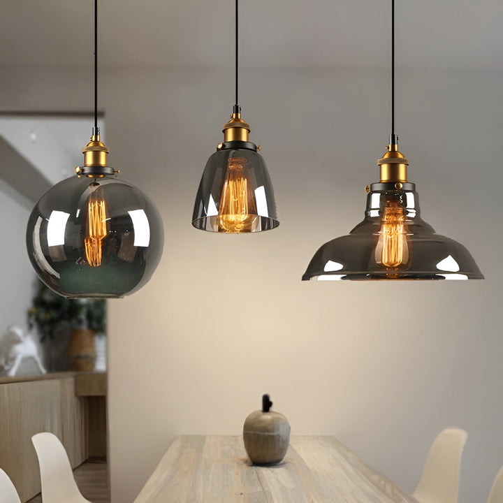 Hanging lamp made of antique glass – Vintage style for stylish lighting | Kalsten