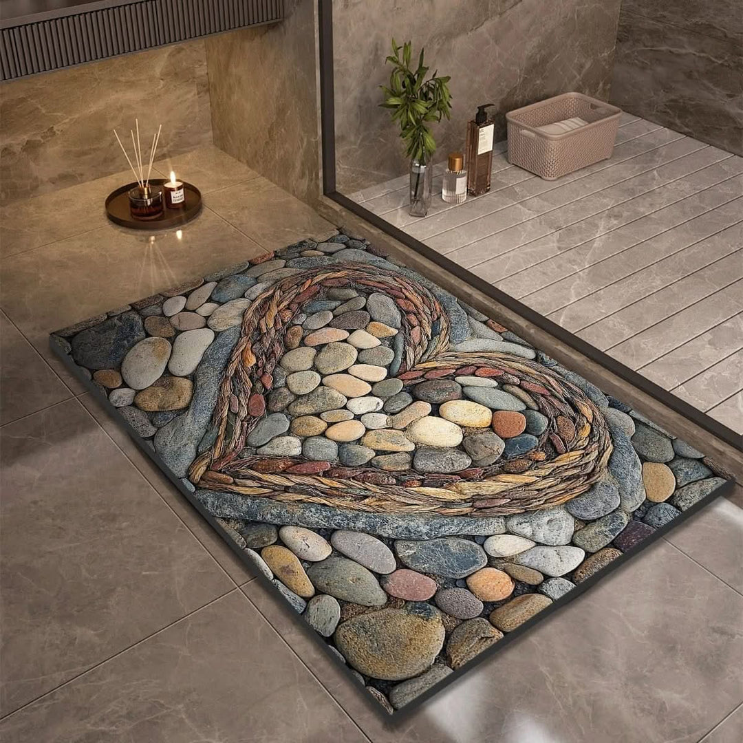 Kalsten | Diatomaceous Earth Bath Mat for Safety & Comfort