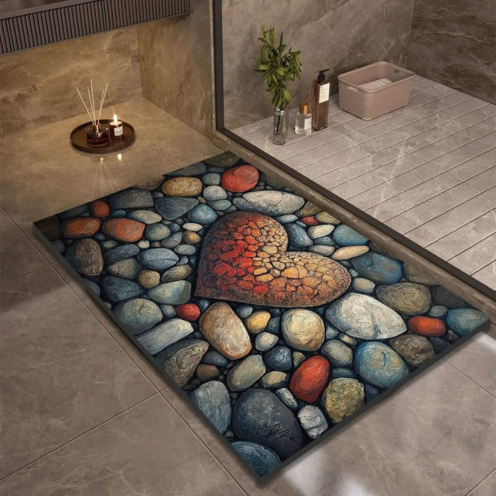 Kalsten | Diatomaceous Earth Bath Mat for Safety & Comfort