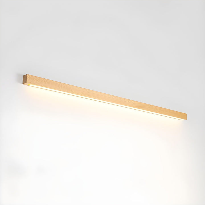 Arlo Linear Wood Lamp bracket Wall Light | Kalsten