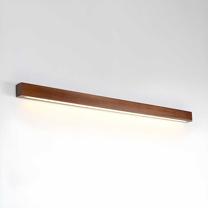 Arlo Linear Wood Lamp bracket Wall Light | Kalsten