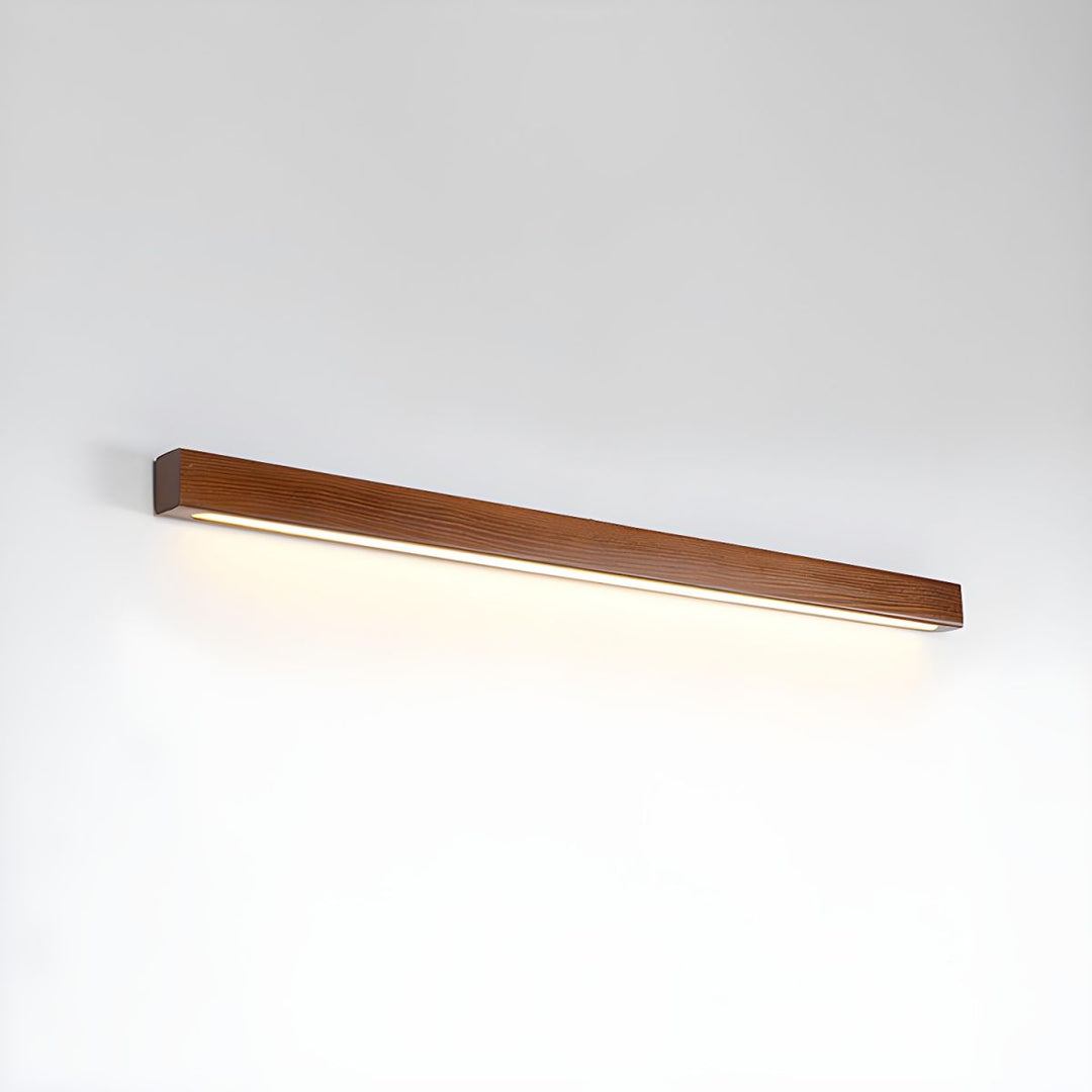 Arlo Linear Wood Lamp bracket Wall Light | Kalsten