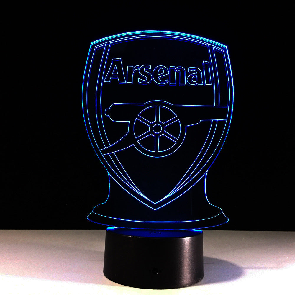 Football Arsenal 3D Optical Illusion Lamp | Noxord