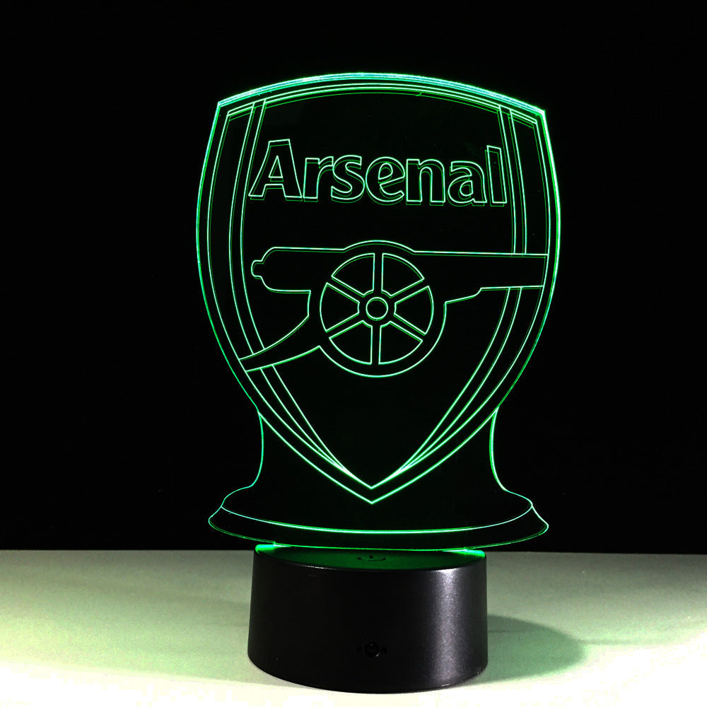Football Arsenal 3D Optical Illusion Lamp | Noxord