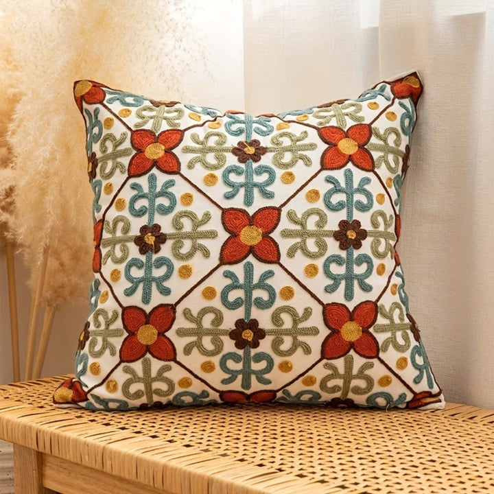 Kalsten | Aurae Embroidered Vintage Cushion Cover