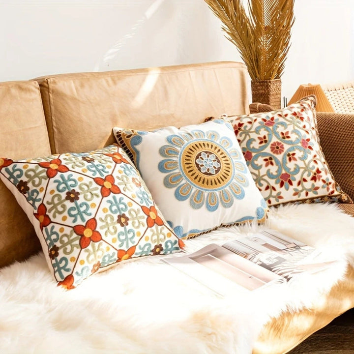 Kalsten | Aurae Embroidered Vintage Cushion Cover