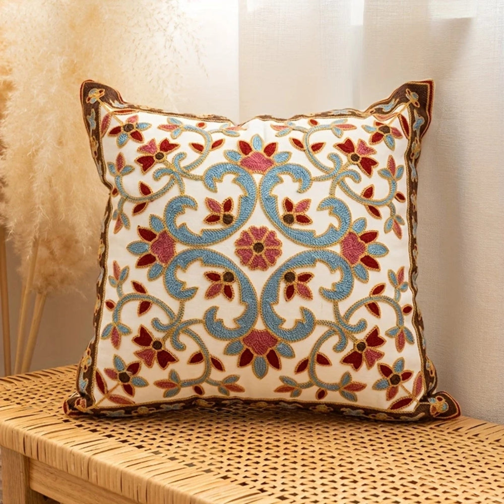 Kalsten | Aurae Embroidered Vintage Cushion Cover