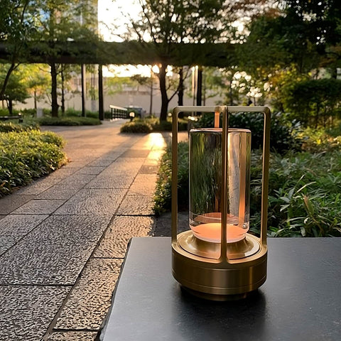 Auralight Wireless Table Lamp Crystal Glass Touch Control | Noxord