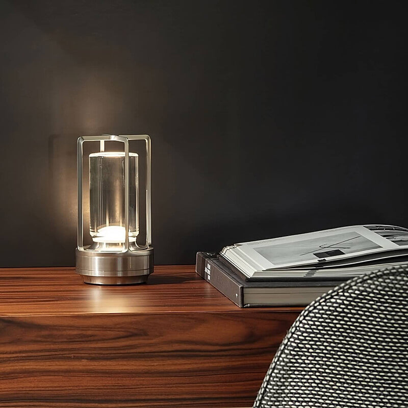 Auralight Wireless Table Lamp Crystal Glass Touch Control | Noxord