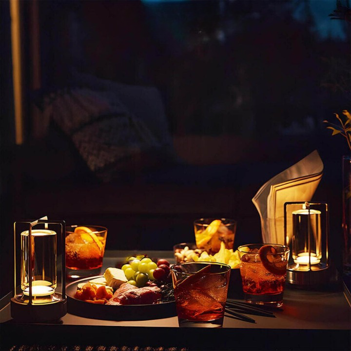 Auralight Wireless Table Lamp Crystal Glass Touch Control | Noxord