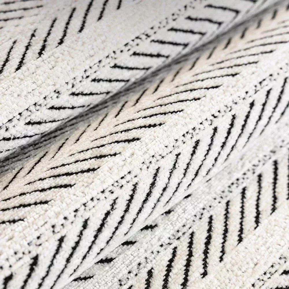 Kalsten | Aurivelle Herringbone Scallop Edge Sofa Cover