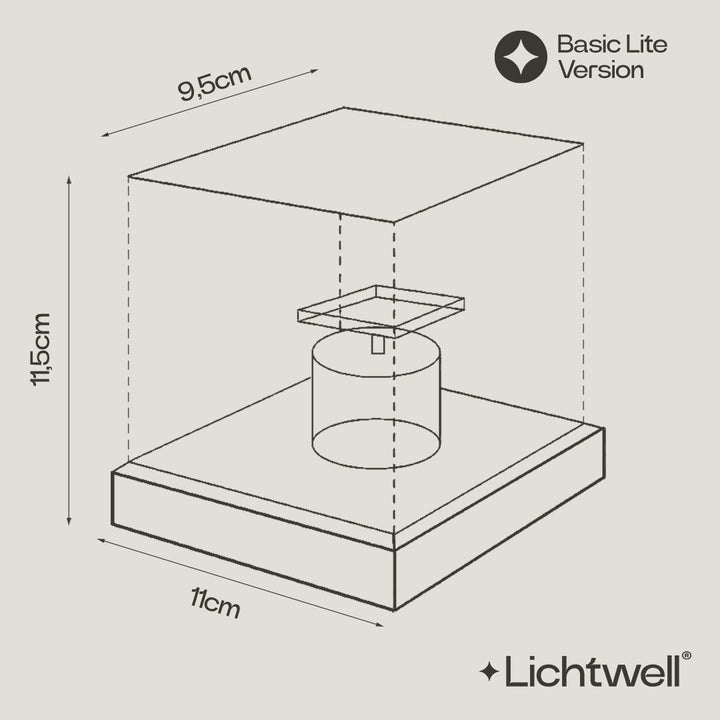 LED Table Lamp with Water Wave Effect | Kalsten
