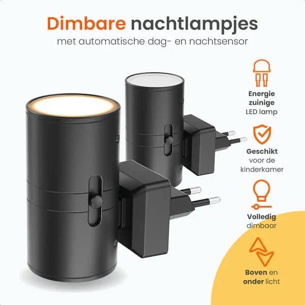 Dimmable LED Night Light with Day/Night Sensor