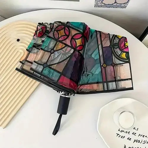 Kalsten | Automatic umbrella in vintage style – Inspired by poetry & glass art