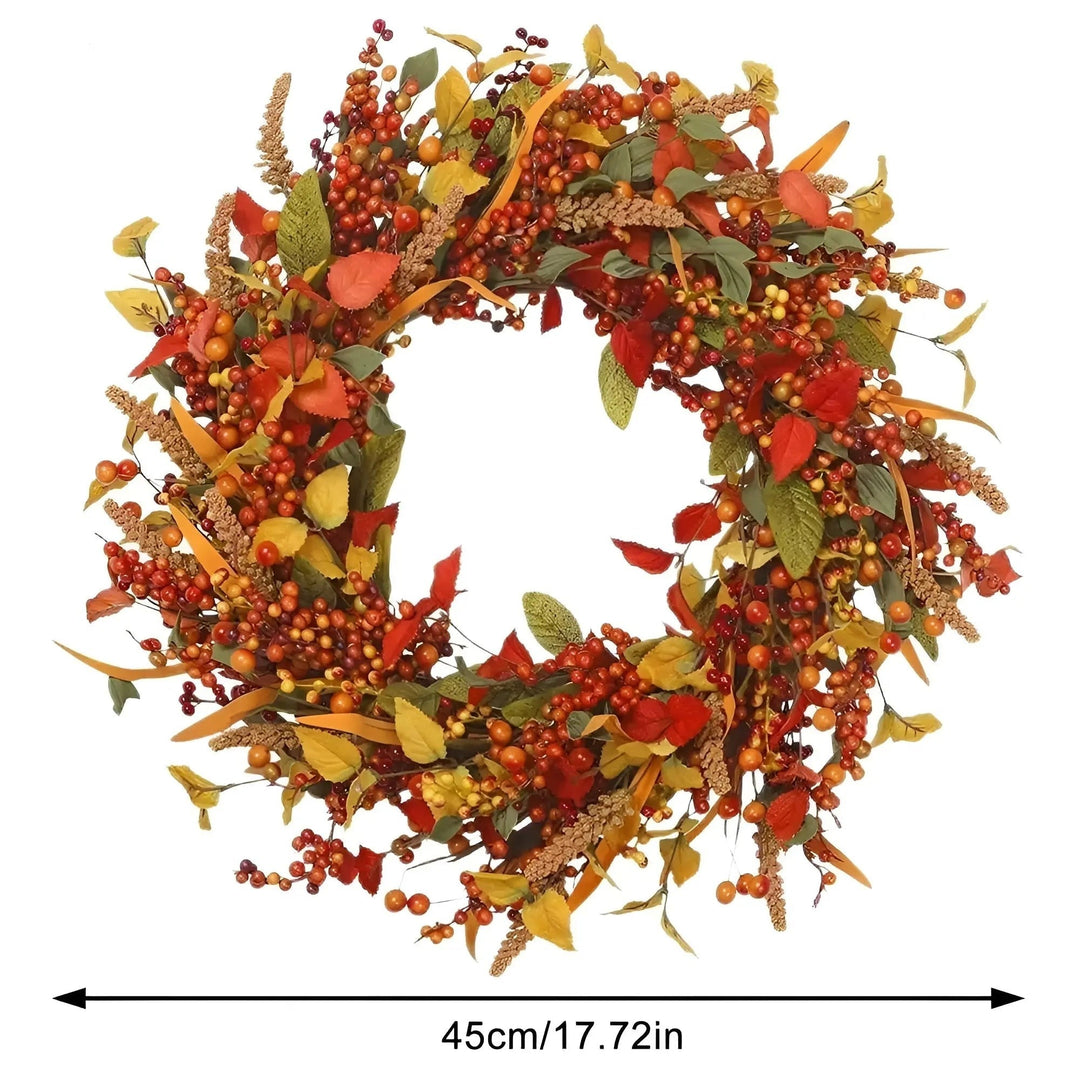 Autumn Rattan Door Wreath - AmberLeaf | Kalsten