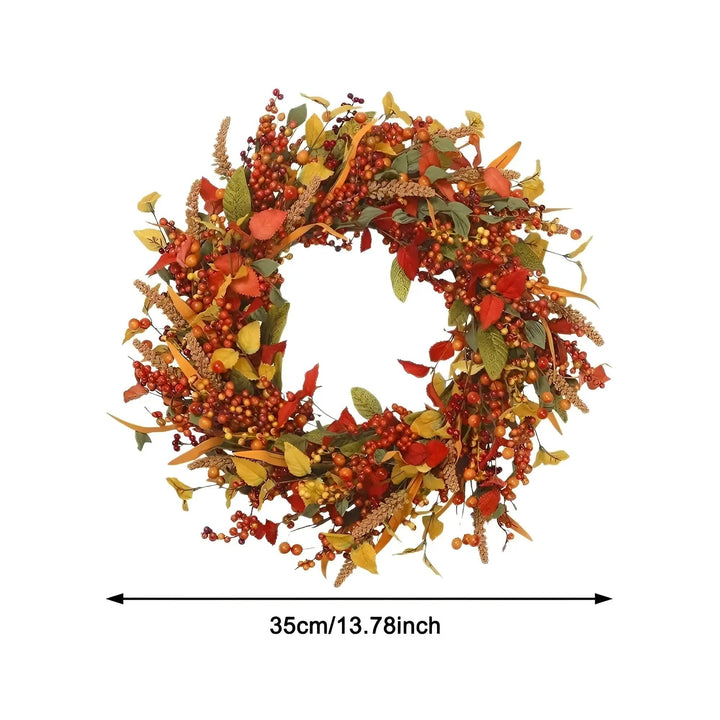 Autumn Rattan Door Wreath - AmberLeaf | Kalsten