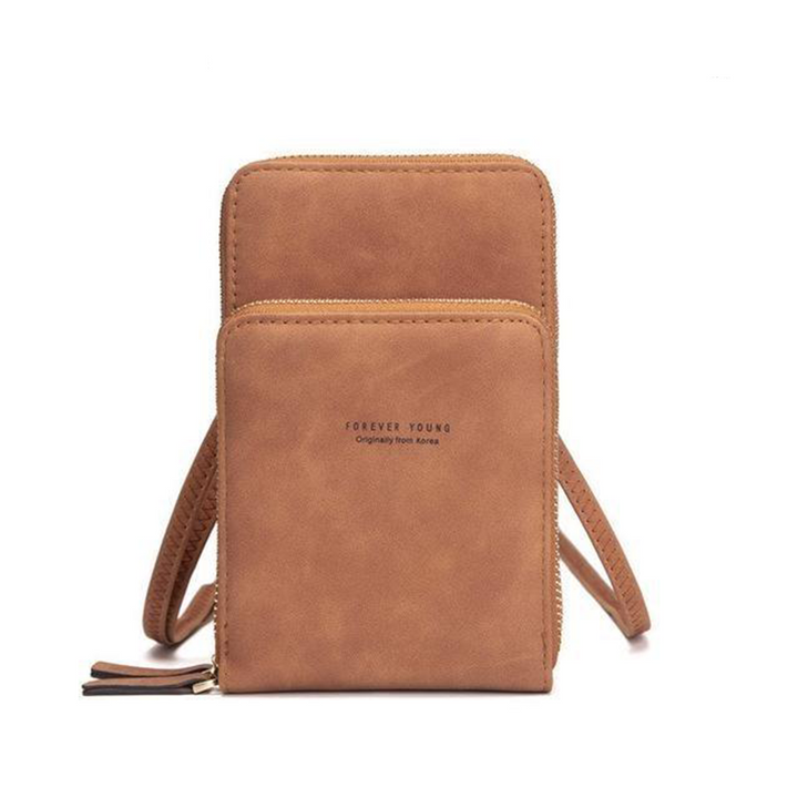 Noxord | Triple Secure Leather Phone Purse: Elegance Meets Practicality