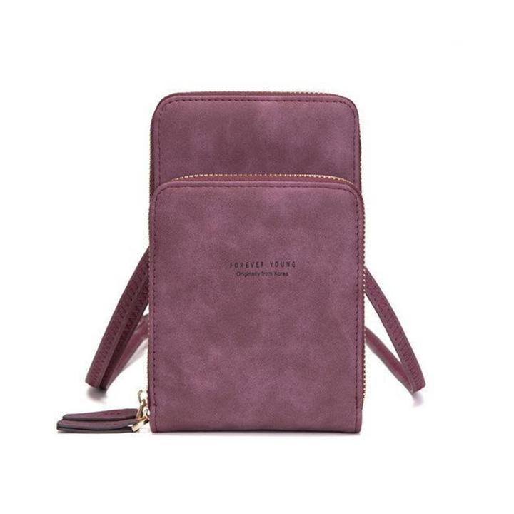 Noxord | Triple Secure Leather Phone Purse: Elegance Meets Practicality