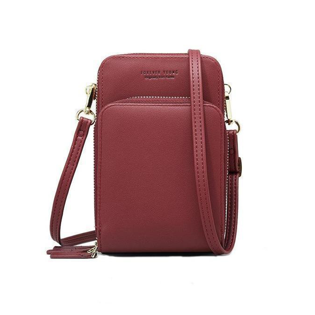 Noxord | Triple Secure Leather Phone Purse: Elegance Meets Practicality