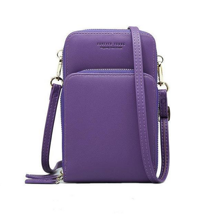 Noxord | Triple Secure Leather Phone Purse: Elegance Meets Practicality