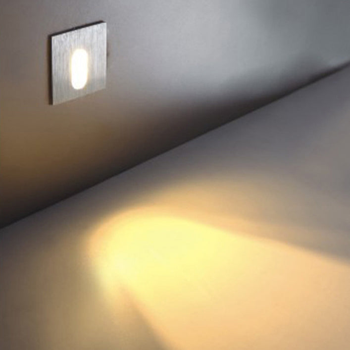 Modern Art Deco Round Square Aluminum Waterproof LED Wall Sconce Lamp For Hallways | Kalsten