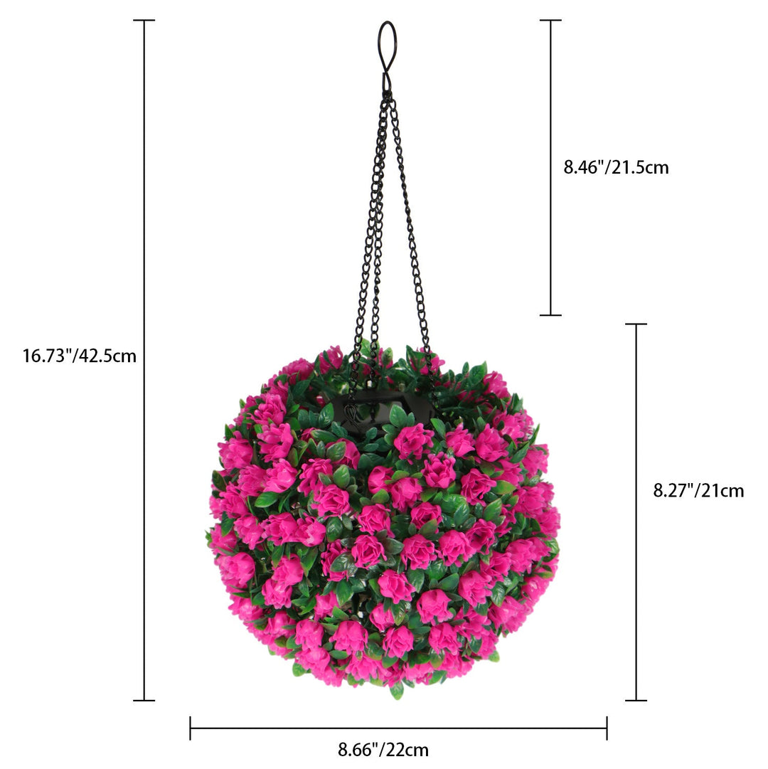 Modern Art Deco Round Flower Bouquet Plastic LED Outdoor Light For Garden | Kalsten