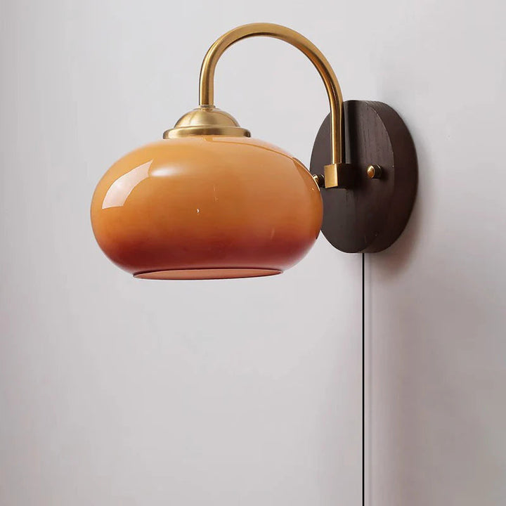 Modern Oval Glass Wall Lamp