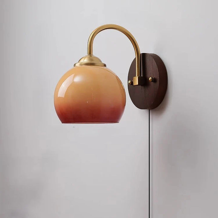 Modern Oval Glass Wall Lamp