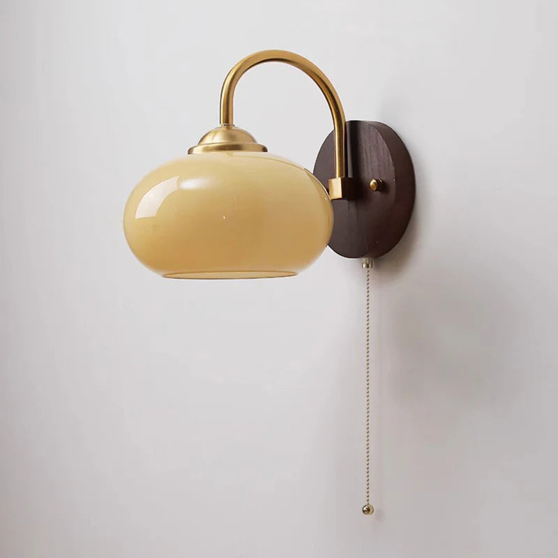 Modern Oval Glass Wall Lamp