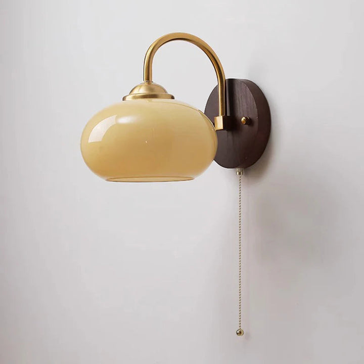 Modern Oval Glass Wall Lamp