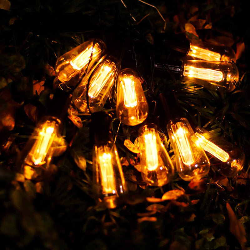 Modern Minimalist Round Long Line Glass Iron LED String Light For Garden | Kalsten