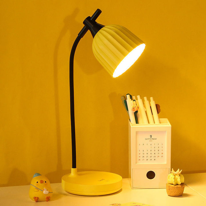 Minimalist Folded ABS LED Table Lamp – Living Room