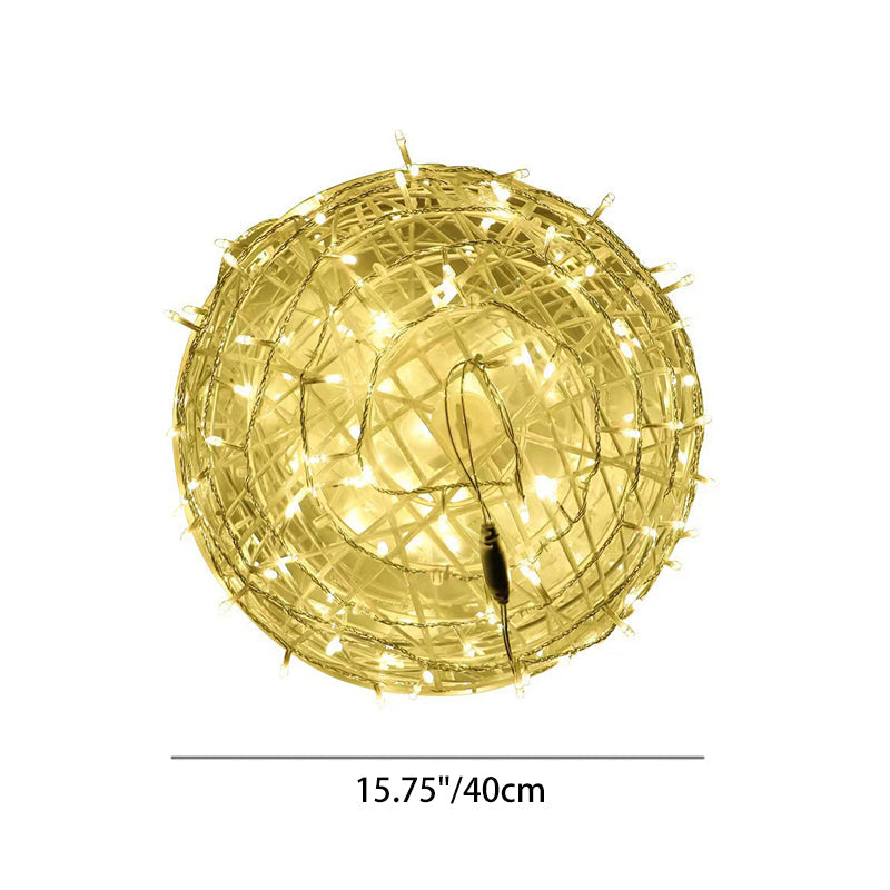 Modern Art Deco Waterproof PVC Hanging Ball Decoration LED Outdoor Pendant Light Outdoor Light For Garden | Kalsten