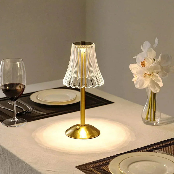 AuraGlow Table Lamp - Rechargeable LED Lamp with Dimming Function | Kalsten