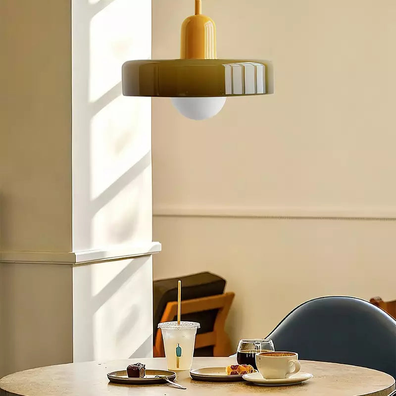 Colorful Bauhaus-Style Pendant Lamp - StiloGlas | Kalsten