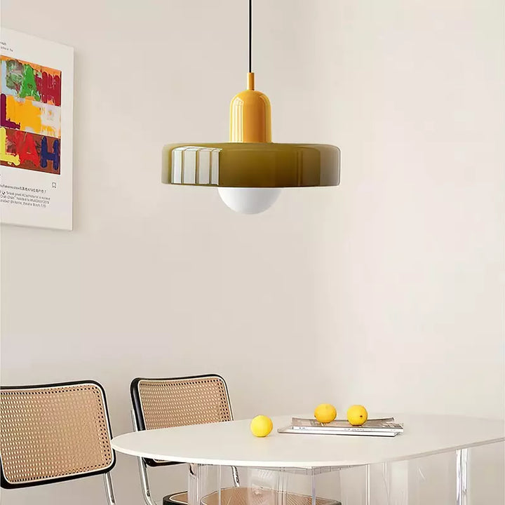 Colorful Bauhaus-Style Pendant Lamp - StiloGlas | Kalsten